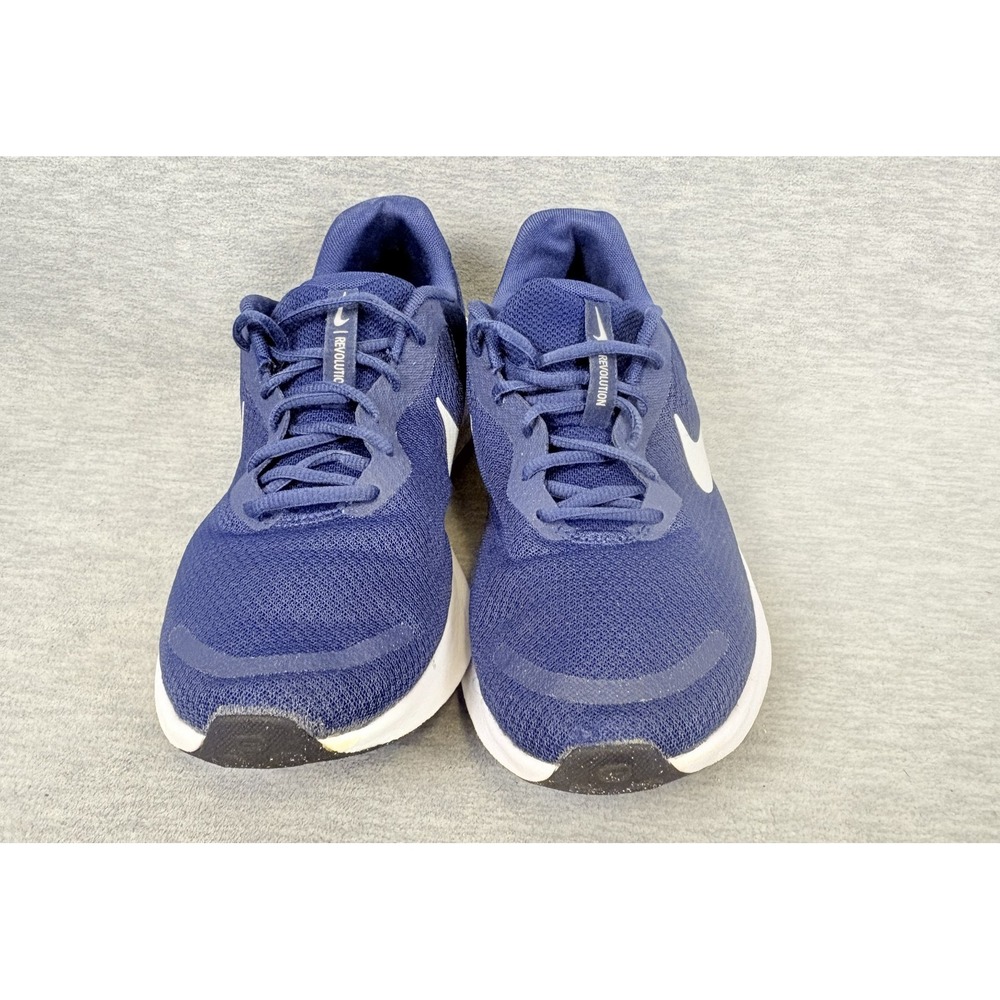 Nike‎ Revolution 7 Sneakers Mens 10.5 Navy Blue White Running - Picture 4 of 13